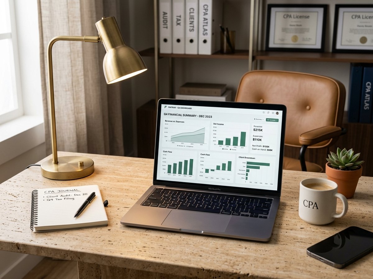 Cloud accounting workspace setup